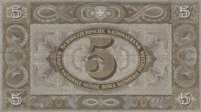 Schweiz 5 Franken 1952